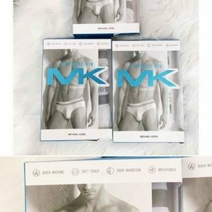 3 boxes NIB Michael Kors Men's Briefs (All White)